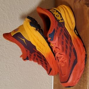 HOKA Speedgoat 5 Trail-Running Shoes - Men's 10D Fiesta/Radiant Yellow